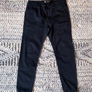 Express Black Joggers - Size 30